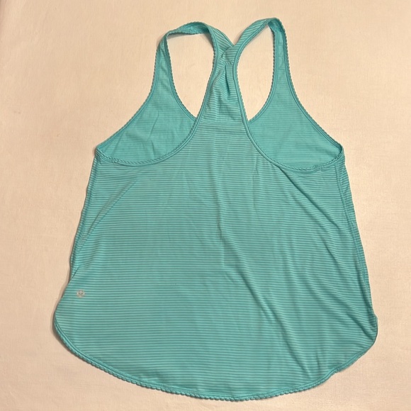 46. Lululemon What The Sport Singlet Teal - Picture 2 of 3